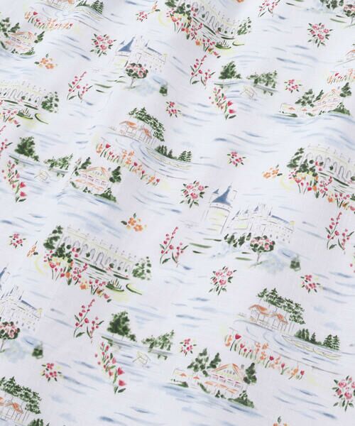 BeBe / べべ ミニ丈・ひざ丈ワンピース | 【お揃い】ブローニュプリントローンフレアワンピース(80~150cm) | 詳細12