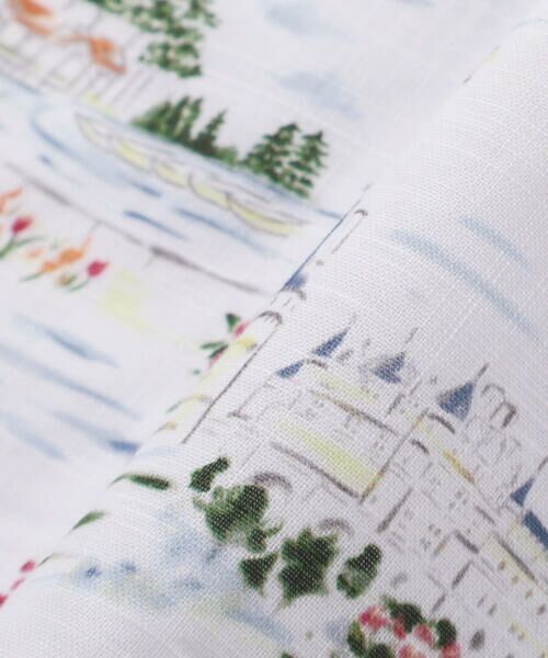 BeBe / べべ ミニ丈・ひざ丈ワンピース | 【お揃い】ブローニュプリントローンフレアワンピース(80~150cm) | 詳細13