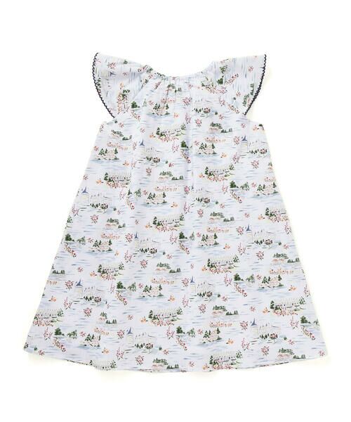 BeBe / べべ ミニ丈・ひざ丈ワンピース | 【お揃い】ブローニュプリントローンフレアワンピース(80~150cm) | 詳細6