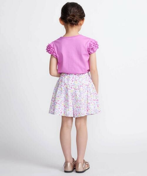 BeBe / べべ ショート・ハーフ・半端丈パンツ | 【お揃い】シャンドゥフルールプリントローンキュロットパンツ(90~150cm) | 詳細2