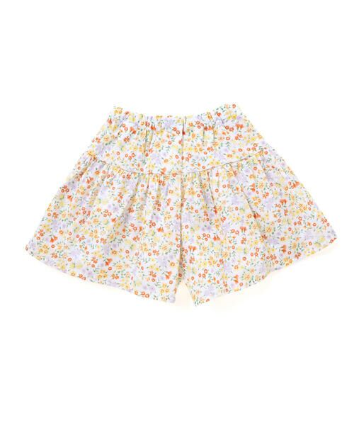 BeBe / べべ ショート・ハーフ・半端丈パンツ | 【お揃い】シャンドゥフルールプリントローンキュロットパンツ(90~150cm) | 詳細9