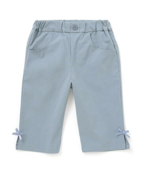 BeBe / べべ ショート・ハーフ・半端丈パンツ | フラワー刺しゅうポケットストレッチウェザーカプリパンツ(90~160cm) | 詳細13