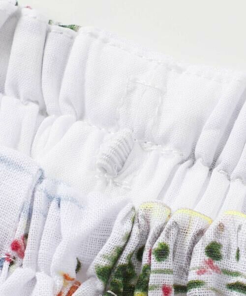 BeBe / べべ ショート・ハーフ・半端丈パンツ | 【お揃い】ブローニュプリントローンメロウフリルキュロットパンツ(90~150cm) | 詳細11