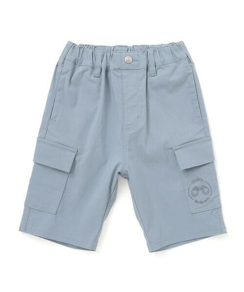 BeBe / べべ ショート・ハーフ・半端丈パンツ | ストレッチウェザーグラス刺しゅうカーゴハーフパンツ(90~160cm) | 詳細1