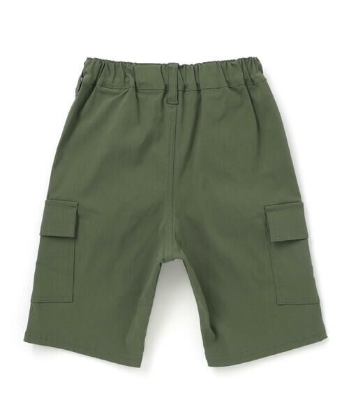 BeBe / べべ ショート・ハーフ・半端丈パンツ | ストレッチウェザーグラス刺しゅうカーゴハーフパンツ(90~160cm) | 詳細3