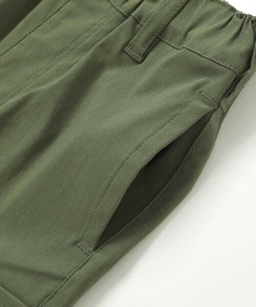 BeBe / べべ ショート・ハーフ・半端丈パンツ | ストレッチウェザーグラス刺しゅうカーゴハーフパンツ(90~160cm) | 詳細5