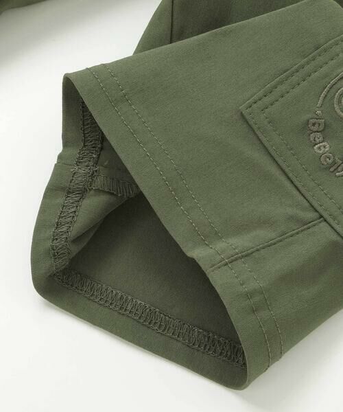 BeBe / べべ ショート・ハーフ・半端丈パンツ | ストレッチウェザーグラス刺しゅうカーゴハーフパンツ(90~160cm) | 詳細8