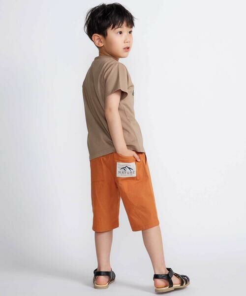 BeBe / べべ ショート・ハーフ・半端丈パンツ | ヘリンボンパッチポケットハーフパンツ(90~150cm) | 詳細2