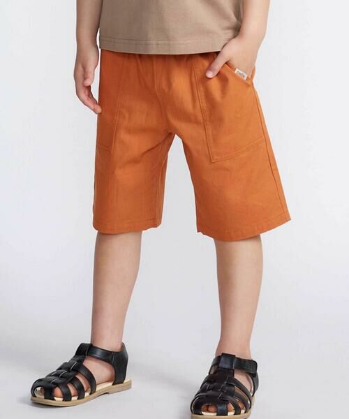 BeBe / べべ ショート・ハーフ・半端丈パンツ | ヘリンボンパッチポケットハーフパンツ(90~150cm) | 詳細3