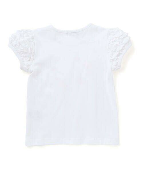 BeBe / べべ Tシャツ | クロンドフルール天竺フリルパフスリーブTシャツ(90~150cm) | 詳細5