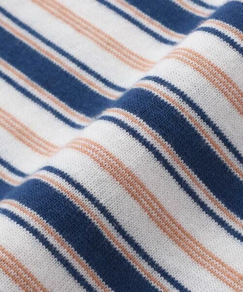 BeBe / べべ Tシャツ | 自転車プリントマルチボーダー天竺半袖Tシャツ(90~160cm) | 詳細7