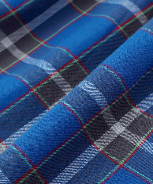 BeBe / べべ ミニ丈・ひざ丈ワンピース | 【お揃い】【神戸タータン×BeBe】チェックダブルボタンフリル袖ワンピース(90~150cm) | 詳細14