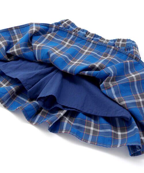 BeBe / べべ ミニ・ひざ丈スカート | 【お揃い】【神戸タータン×BeBe】チェックギャザーインナーパンツ付きスカート(90~160cm) | 詳細11