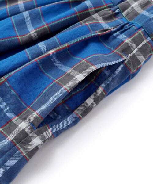 BeBe / べべ ミニ・ひざ丈スカート | 【お揃い】【神戸タータン×BeBe】チェックギャザーインナーパンツ付きスカート(90~160cm) | 詳細9