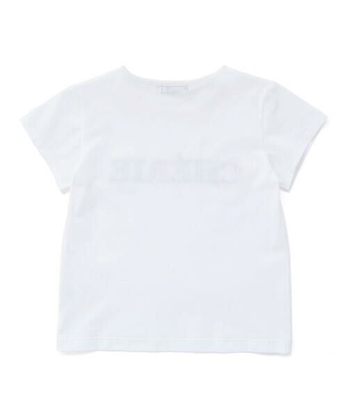 BeBe / べべ Tシャツ | 【お揃い】【神戸タータン×BeBe】ロゴパッチ刺しゅう半袖Tシャツ(90~160cm) | 詳細7