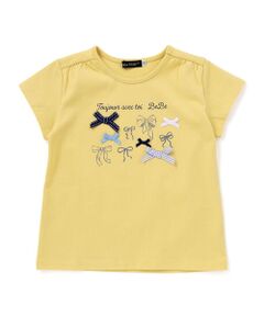 BeBe / べべ Tシャツ | リボンいっぱい半袖天竺Tシャツ(90~150cm)