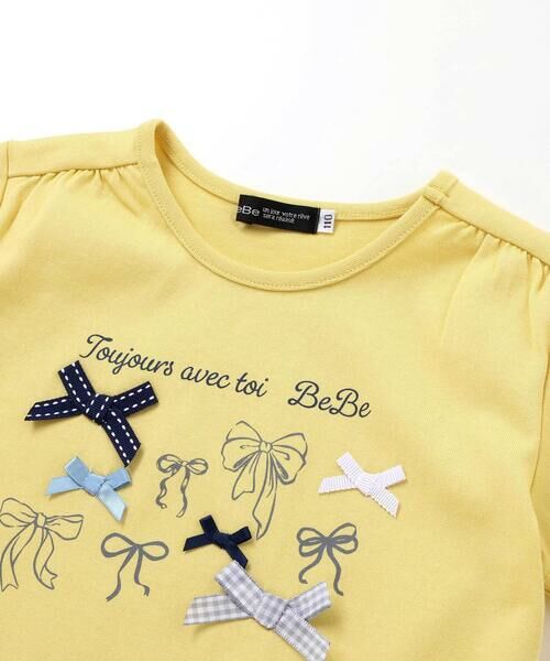 BeBe / べべ Tシャツ | リボンいっぱい半袖天竺Tシャツ(90~150cm) | 詳細6