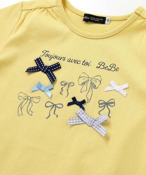 BeBe / べべ Tシャツ | リボンいっぱい半袖天竺Tシャツ(90~150cm) | 詳細7