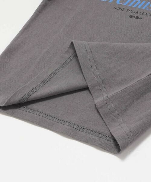 BeBe / べべ Tシャツ | 【 速乾 】【神戸須磨シーワールド×BeBe】シャチ・イルカ 図鑑風半袖Tシャツ(80~140cm) | 詳細18