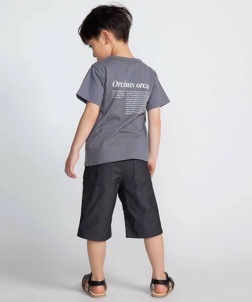 BeBe / べべ Tシャツ | 【 速乾 】【神戸須磨シーワールド×BeBe】シャチ・イルカ 図鑑風半袖Tシャツ(80~140cm) | 詳細10