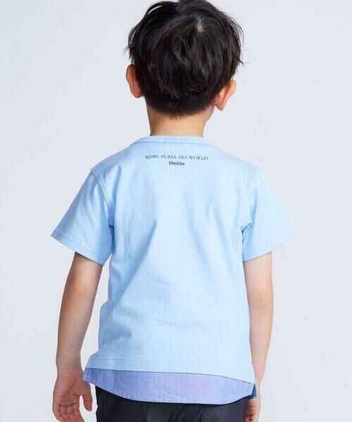 BeBe / べべ Tシャツ | 【 速乾 】【神戸須磨シーワールド×BeBe】不思議な青い世界 海の生きもの半袖Tシャツ(80~140cm) | 詳細3