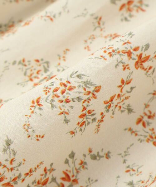 BeBe / べべ ミニ丈・ひざ丈ワンピース | 【お揃い】コットンローンフラワープリントパフスリーブワンピース(80~100cm) | 詳細14