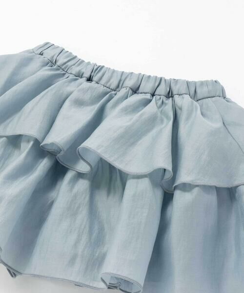 BeBe / べべ Tシャツ | Lapinプリント長袖Tシャツ+インナーパンツ付きフリルスカート 2点セット(80~100cm) | 詳細12