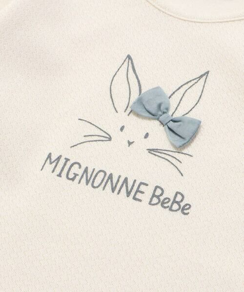 BeBe / べべ Tシャツ | Lapinプリント長袖Tシャツ+インナーパンツ付きフリルスカート 2点セット(80~100cm) | 詳細8