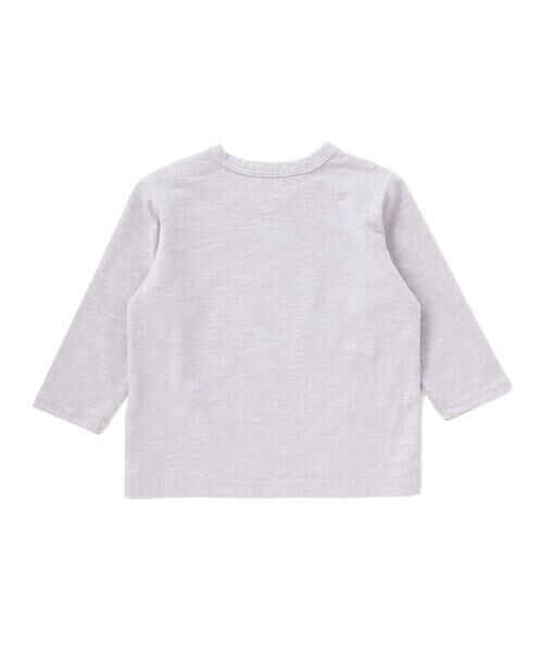 BeBe / べべ Tシャツ | Oursプリント長袖Tシャツ+ストレッチデニムジョガーパンツ 2点セット(80~100cm) | 詳細2