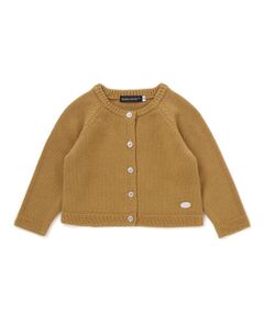 BeBe / べべ カーディガン・ボレロ | クルーネック長袖ニットカーディガン(80~100cm)