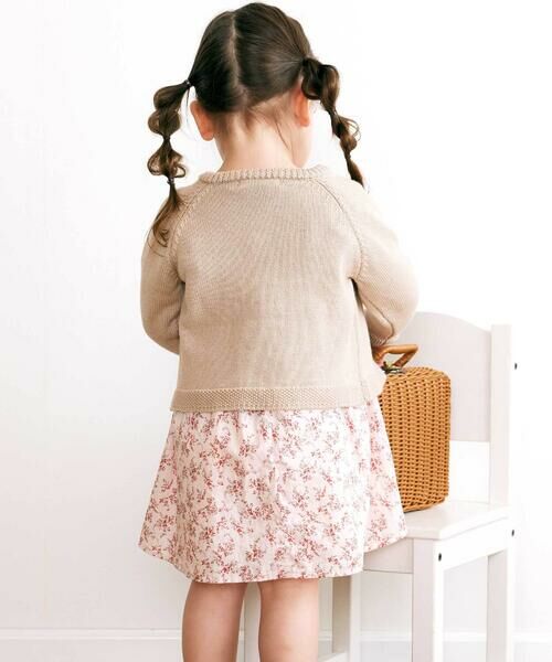 BeBe / べべ カーディガン・ボレロ | クルーネック長袖ニットカーディガン(80~100cm) | 詳細4