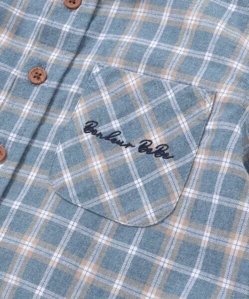 BeBe / べべ シャツ・ブラウス | 先染めネルチェック長袖シャツ(90~100cm) | 詳細10