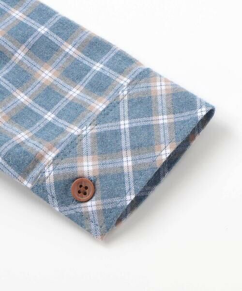 BeBe / べべ シャツ・ブラウス | 先染めネルチェック長袖シャツ(90~100cm) | 詳細11