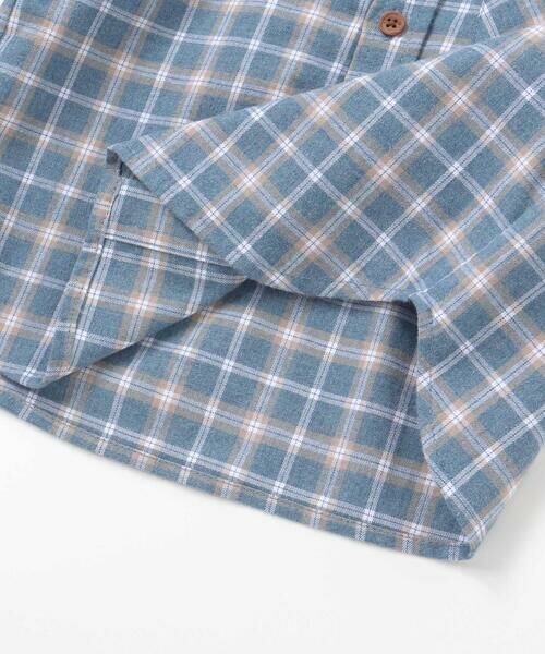 BeBe / べべ シャツ・ブラウス | 先染めネルチェック長袖シャツ(90~100cm) | 詳細12