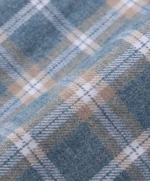 BeBe / べべ シャツ・ブラウス | 先染めネルチェック長袖シャツ(90~100cm) | 詳細13