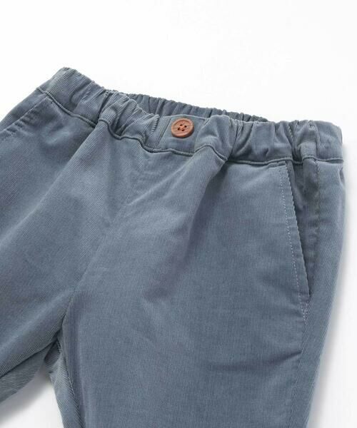 BeBe / べべ チノ・ワークパンツ | シャツコール裾ボーダーテーパードパンツ(80~100cm) | 詳細4