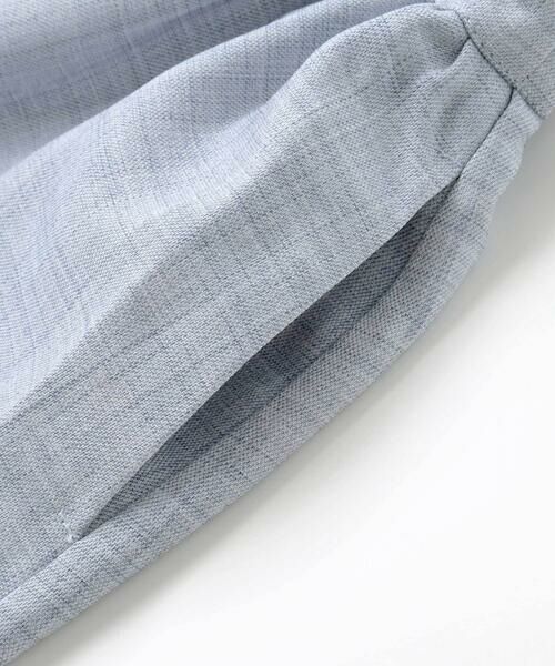 BeBe / べべ ミニ・ひざ丈スカート | リネン調メランジサスペンダー付きギャザースカート(80~100cm) | 詳細9