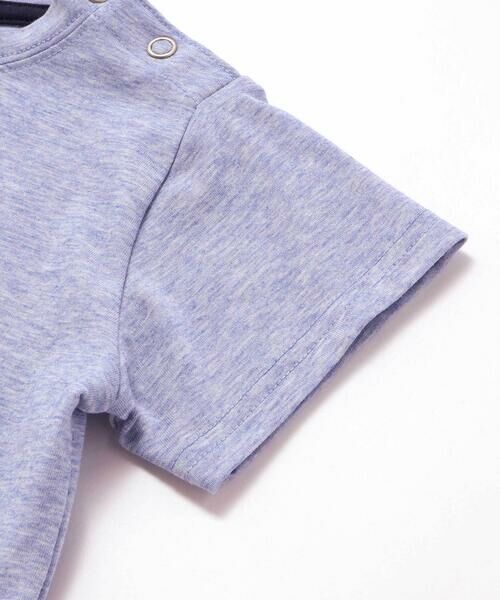 BeBe / べべ Tシャツ | メランジ天竺車プリント半袖Tシャツ(80~100cm) | 詳細6