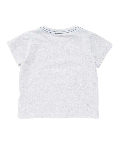 BeBe / べべ Tシャツ | メランジ天竺車プリント半袖Tシャツ(80~100cm) | 詳細16