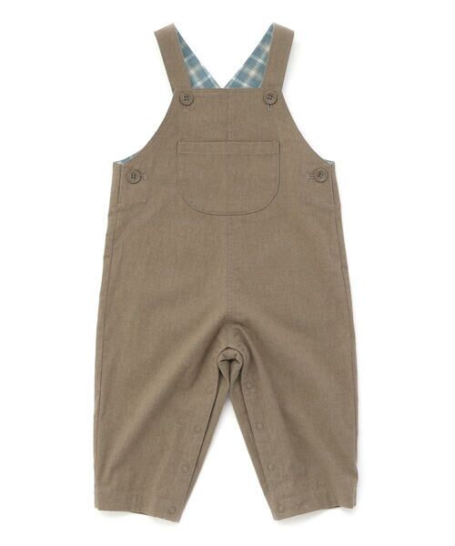 BeBe / べべ サロペット・オールインワン | ネル起毛胸ポケットオーバーオール(80~100cm) | 詳細16