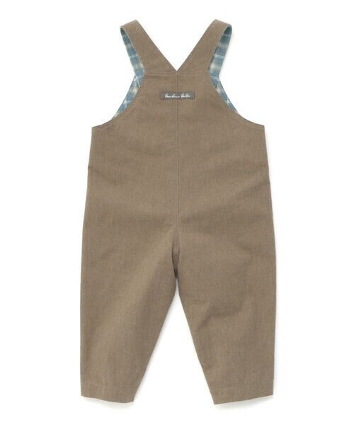 BeBe / べべ サロペット・オールインワン | ネル起毛胸ポケットオーバーオール(80~100cm) | 詳細17