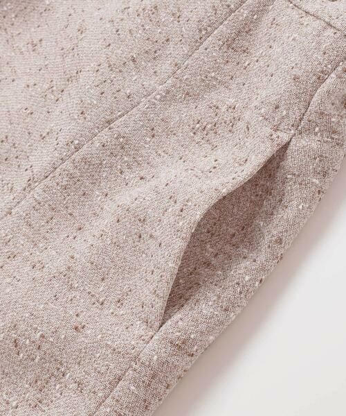BeBe / べべ ミニ丈・ひざ丈ワンピース | ネップツイードドッキング半袖ワンピース(90~150cm) | 詳細7