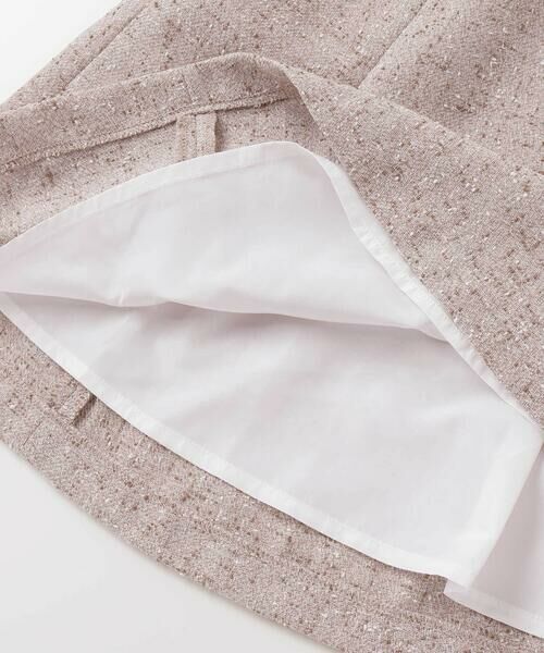 BeBe / べべ ミニ丈・ひざ丈ワンピース | ネップツイードドッキング半袖ワンピース(90~150cm) | 詳細8