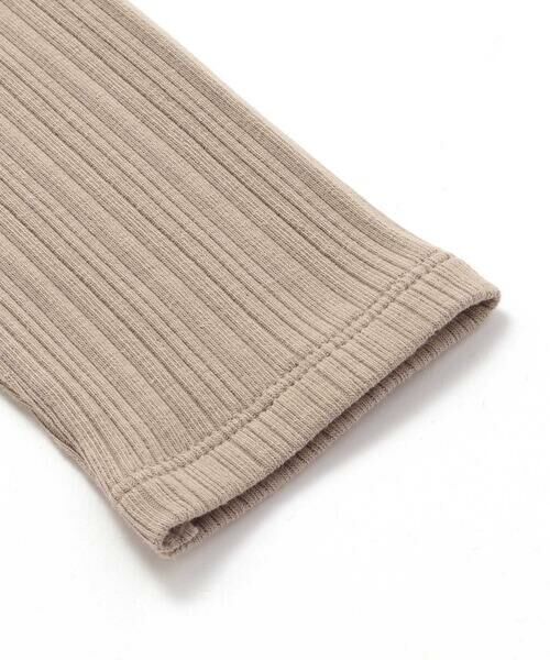 BeBe / べべ カーディガン・ボレロ | ランダムリブ長袖カーディガン+天竺リボンプリント半袖Tシャツセット(90~150cm) | 詳細12