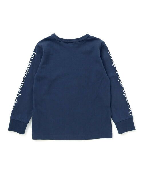 BeBe / べべ Tシャツ | エッフェル塔ロゴ半袖Tシャツ+袖ラインロゴ長袖Tシャツセット(90~150cm) | 詳細6