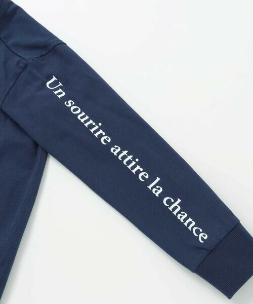 BeBe / べべ Tシャツ | エッフェル塔ロゴ半袖Tシャツ+袖ラインロゴ長袖Tシャツセット(90~150cm) | 詳細7