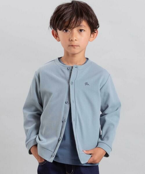 BeBe / べべ カーディガン・ボレロ | カノコ長袖カーディガン+ロゴプリント半袖Tシャツセット(90~150cm) | 詳細2