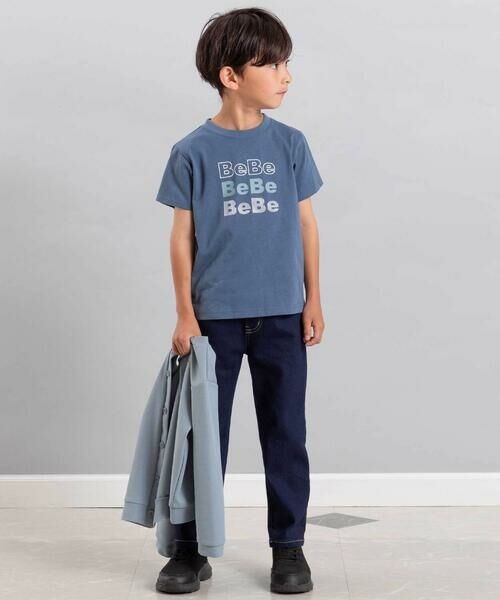 BeBe / べべ カーディガン・ボレロ | カノコ長袖カーディガン+ロゴプリント半袖Tシャツセット(90~150cm) | 詳細4