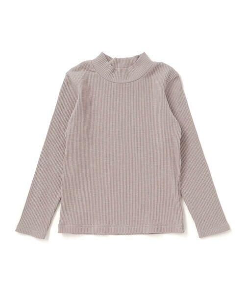 BeBe / べべ Tシャツ | シャギーニットキャミビスチェ+テレコハイネック長袖Tシャツセット(100~150cm) | 詳細4