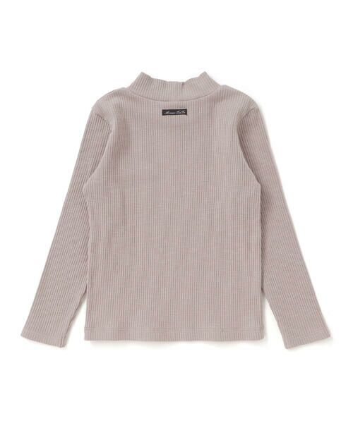 BeBe / べべ Tシャツ | シャギーニットキャミビスチェ+テレコハイネック長袖Tシャツセット(100~150cm) | 詳細5